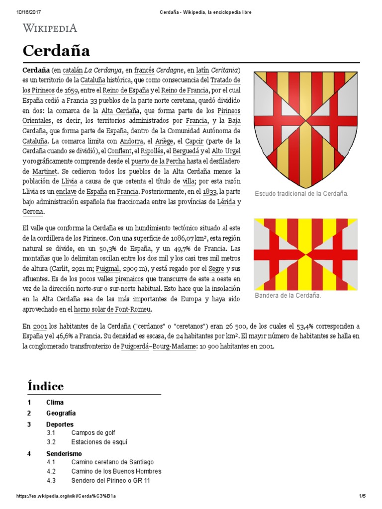 Cerdaña PDF Naturaleza Business