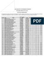 Listade Classificação