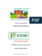 Actividad Excel