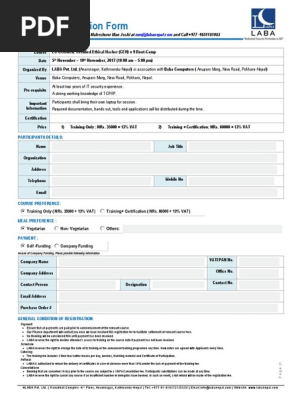 Registration Form