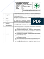 7.10.2.3 Sop Evaluasi Terhadap Prosedur Penyampaian Informasi