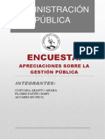 Informe Gestión de La Administración de Personal