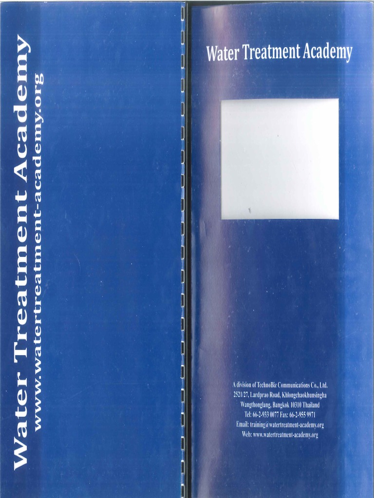 Water Treatment Plant Design PDF PDF