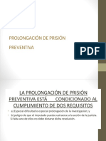 Prolongacion Prisión Preventiva