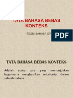 Tba Tid Kelompok 7 Tata Bahasa Bebas Konteks