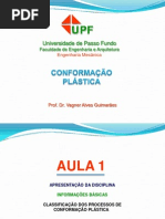 1 - Conformacao Plastica - Classificacao