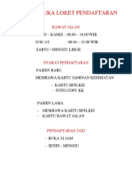 Jadwal Buka Loket Pendaftaran