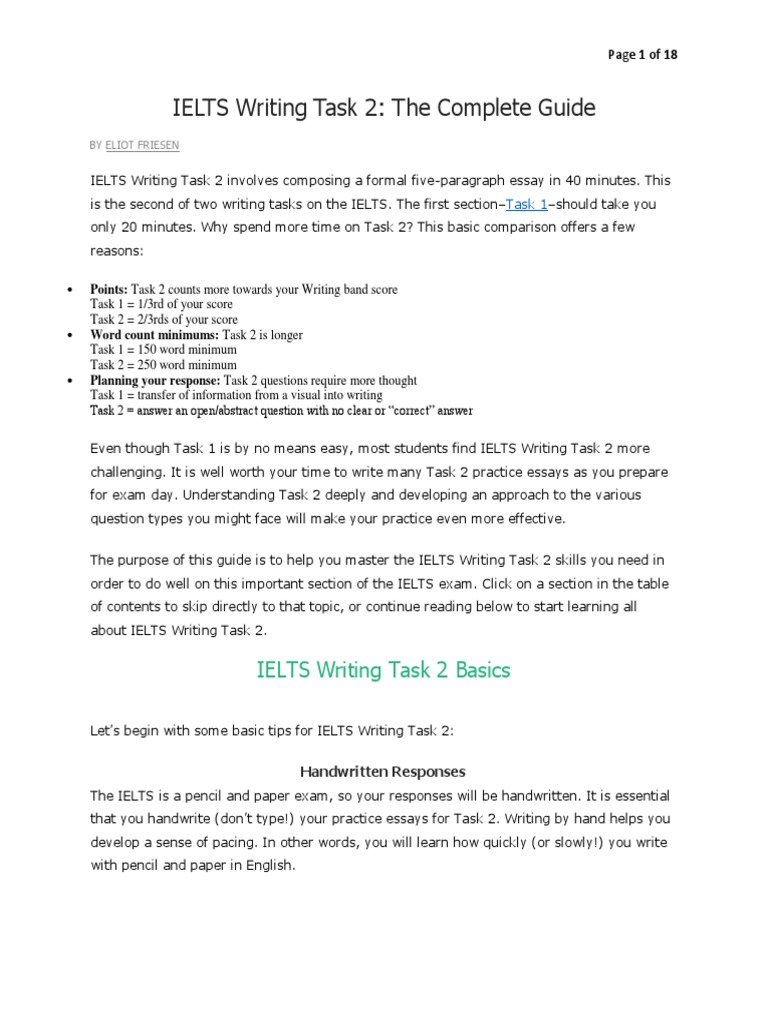 Ielts Magoosh Writing Task 2 Pdf Sentence Linguistics