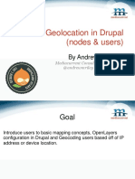 Geolocation in Drupal (Nodes & Users)