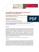 Potencialidades y Necesidades de Mejora en La Formación PDF