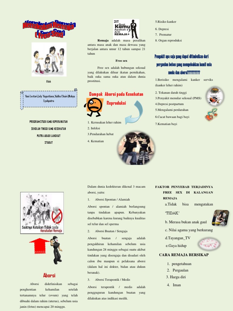 Kenakalan Remaja Leaflet | PDF