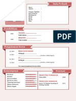 Contoh CV (Bahasa Indonesia)