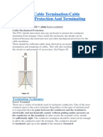 Cables and Cable Termination