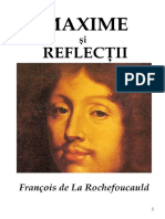 Maxime Si Reflectii - Francois de La Rochefoucauld