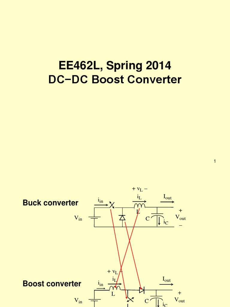 DC-DC Boost Converter Overview | PDF | Electrical Components | Electric ...