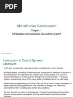 Chapter 1 Introduction To Control System