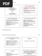 (2) Introduction to Photogrammetry