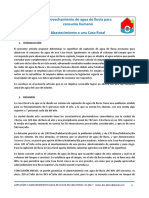 Captación, Almacenamiento y Ahorro Del 30% Con Agua de Lluvia en El Consumo de Una Casa Rural