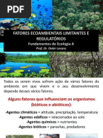 Fatores Limitantes e Regulatc3b3rios