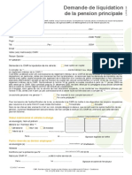 Demande de Liquidation Pension Principale PDF