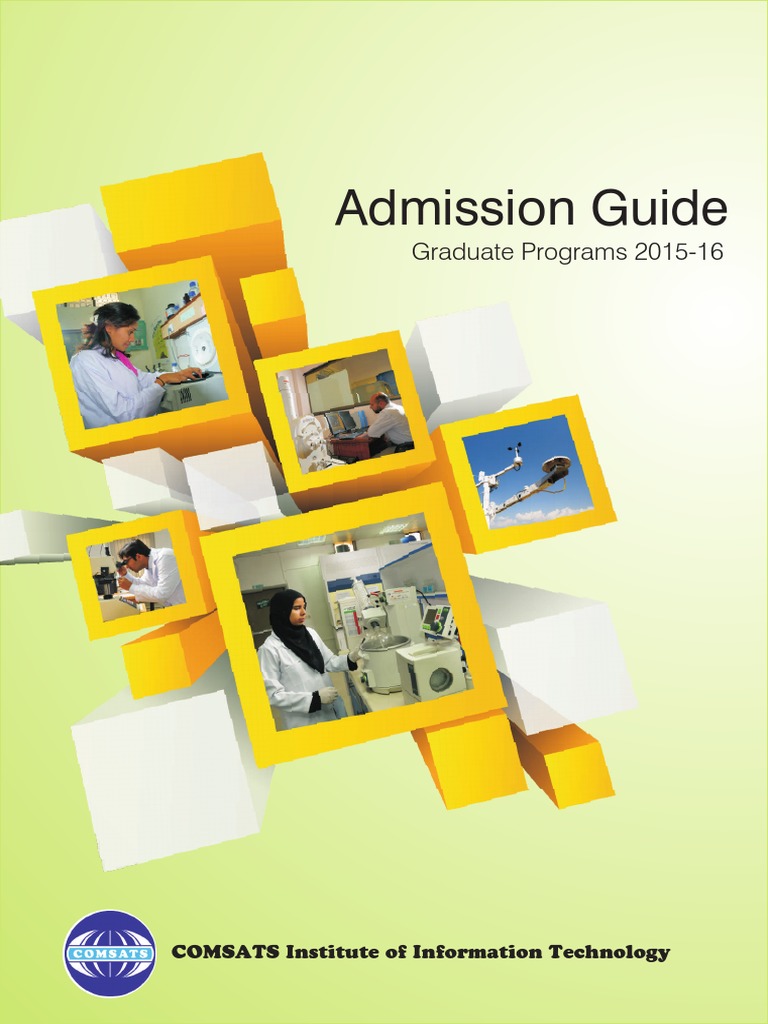 CIIT Graduate Programs Admission Guide | PDF | University And College ...