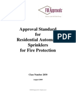 Residential Automatic Sprinklers For Fire Protection