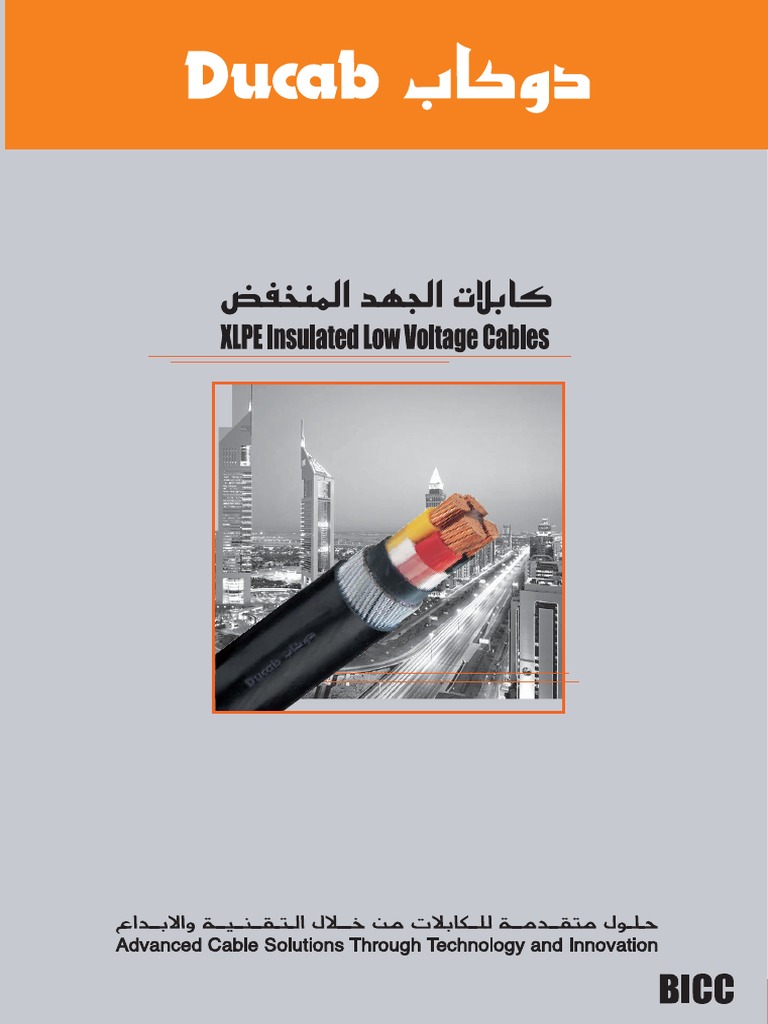 XLPE Insulated Low Voltage Cables | PDF | Electrical Wiring | Iso 9000