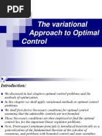 The Variational Approach To Optimal Control