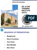 Oil & Gas Training Institute (OGTI) : Briefing To PPEPCA HR Committee