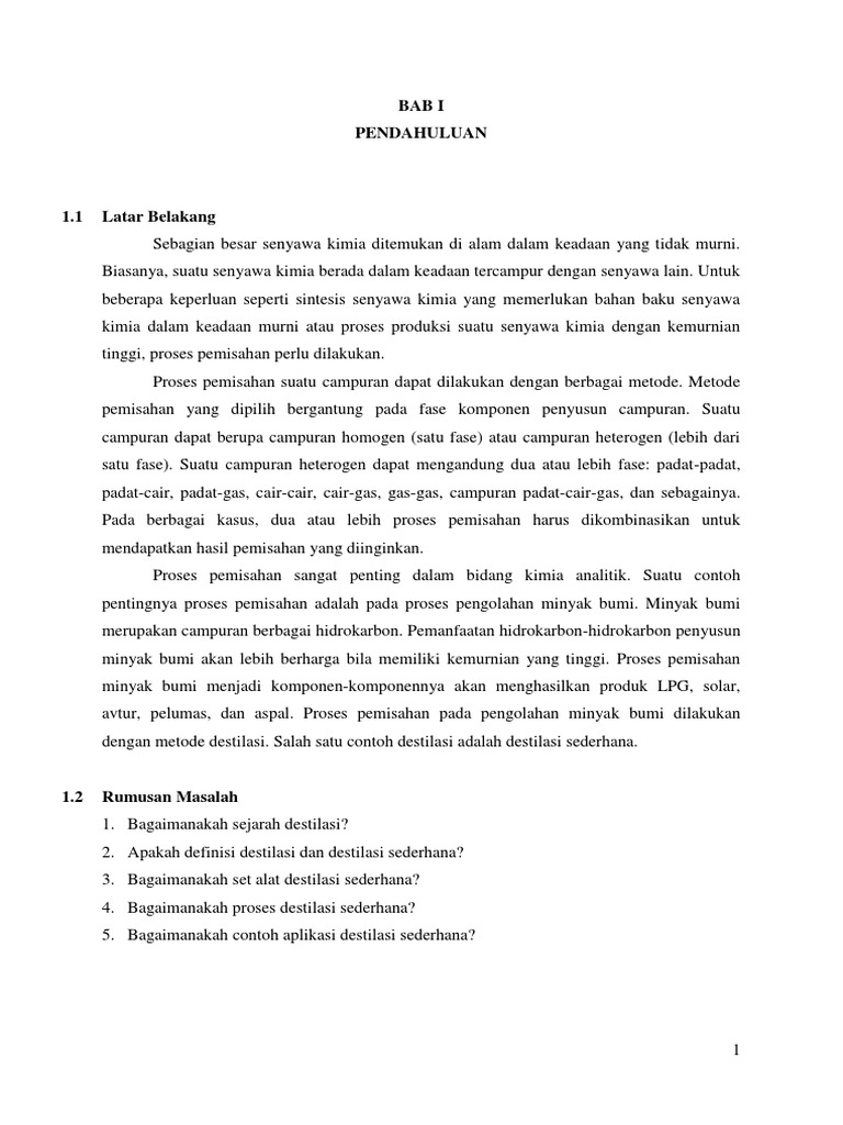 Makalah Destilasi Sederhana Docx