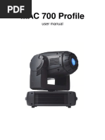 Mac 700 Manual
