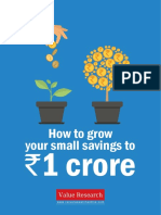 Grow Your Small Savings to One Crore