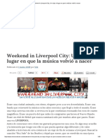 Weekend in Liverpool City_ Un Viaje Al Lugar en Que La Música Volvió a Nacer