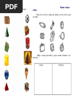 Cuerpos 3D Ruedan o No Ruedan | PDF | Métodos y materiales de enseñanza