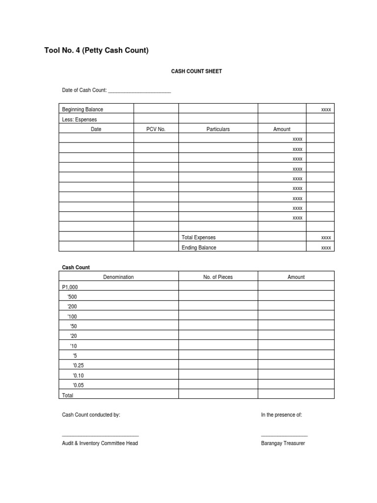cash-count-sheet-pdf-money-economies