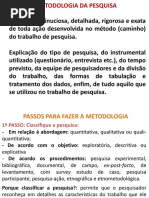 Como Fazer a Metodologia