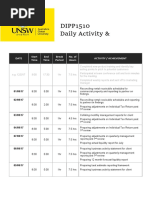 Hs - Timetable