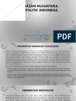 Wawasan Nusantara Geopolitik Indonesia