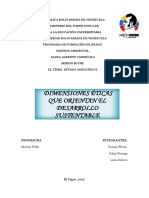 Dimensiones Eticas Que Orientan El Desarrollo Sustentable