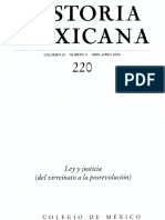 Historia Mexicana 220 Volumen 55 Número 4 - Ley y justicia (del virreinato a la posrevolución).pdf