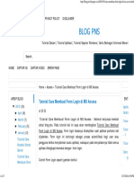 Tutorial Cara Membuat Form Login Di MS Access - Blog PNS PDF