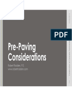 Pre-Paving Considerations