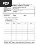 Cronograma de Actividades de Prevencion de Riesgos