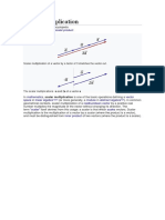 Scalar Multiplication: Not To Be Confused With