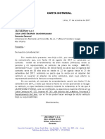 Carta Notarial entregando vehiculo