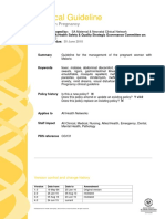 Clinical Guideline: Malaria in Pregnancy