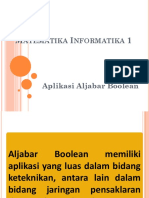  Aplikasi Aljabar Boolean