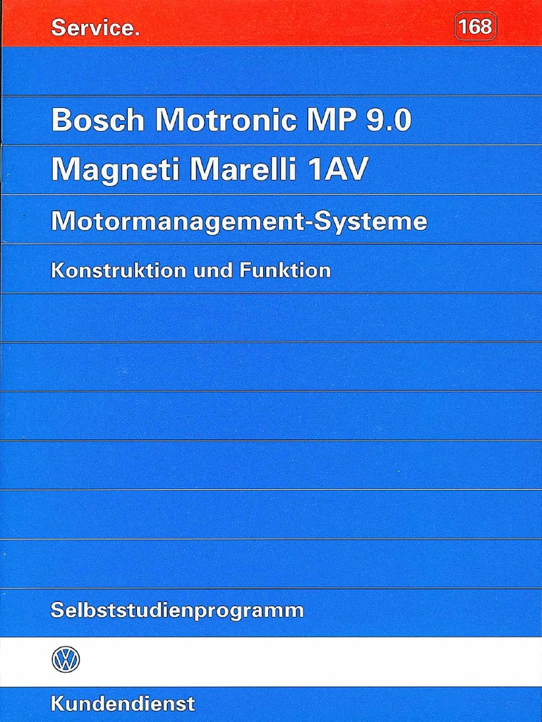 168 Bosch Motronic MP 9.0 and Magneti Marelli 1AV Engine Management ...