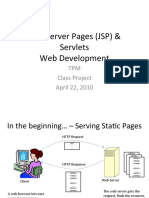 Java Server Pages (JSP) & Servlets Web Development: TPM Class Project April 22, 2010
