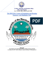 RMI 2011 Census Summary Report On Population and Housing